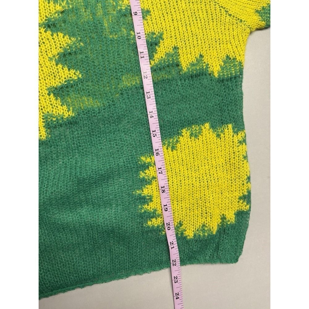 Savage X Fenty Knittin Pretty Loose Knit Unisex Sweater. Green Light. Sz XS. NWT - Picture 6 of 14